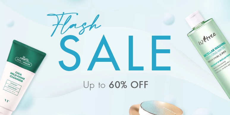 Up to 60% OFF on flash sale items at Stylevana
