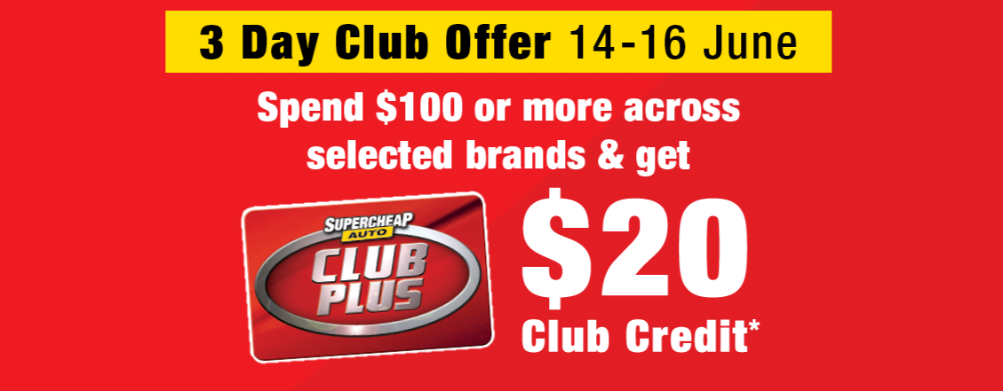 Get $20 Credit when you spend $100 on selected brands