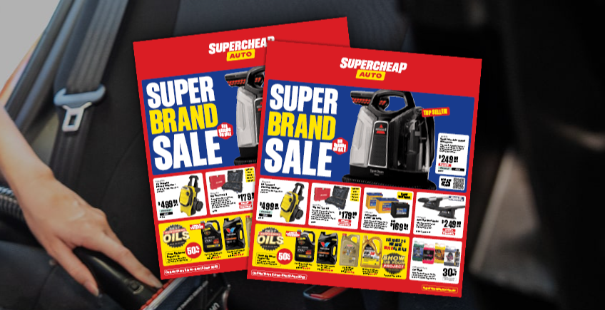Supercheap Auto Super Brand sale up to 50% OFF on oils, lights, chemicals & more