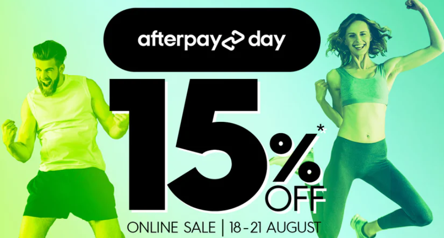 Supplement Mart Afterpay Day sale 15% OFF on full priced items