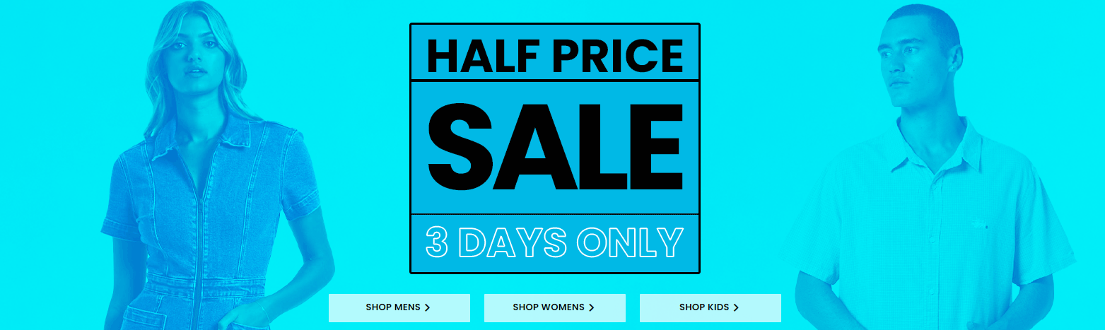 Surfstitch 3-Day sale - 50% OFF select styles for men, women and kids