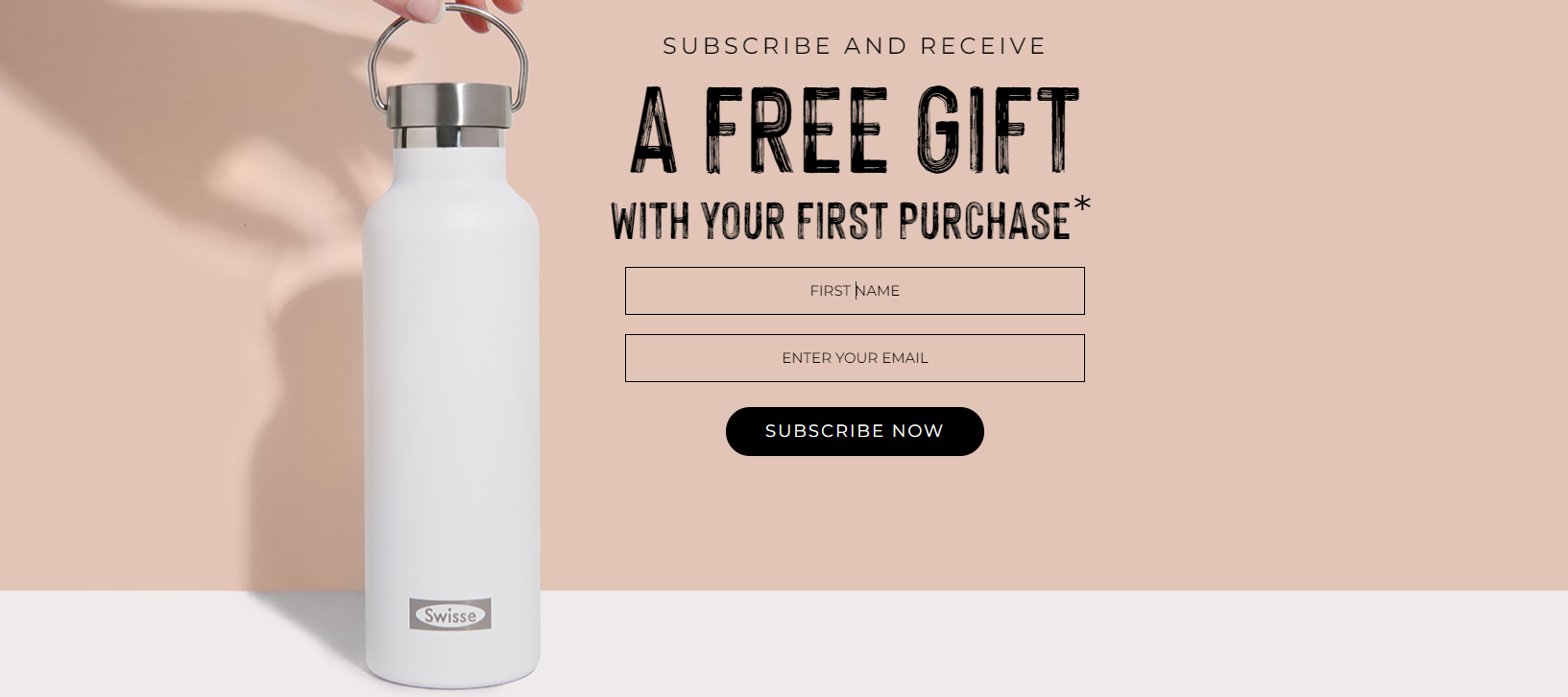 Get a FREE gift with your first purchase at Swisse when you sign up