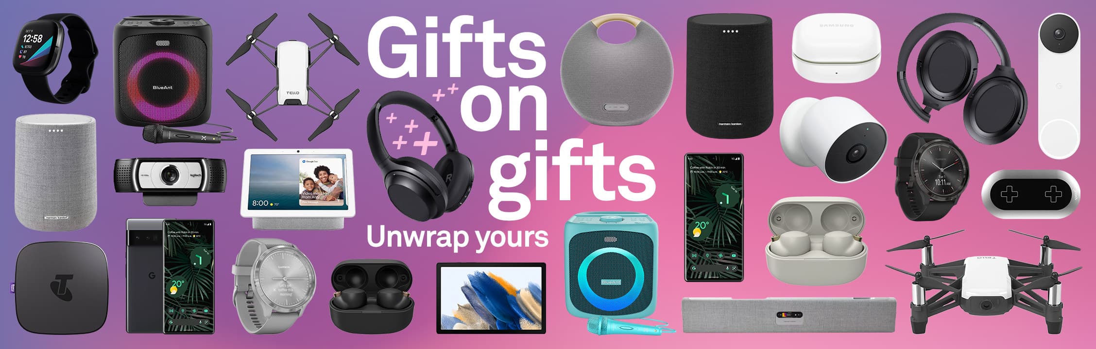Unwrap a gift with your Telstra Plus account