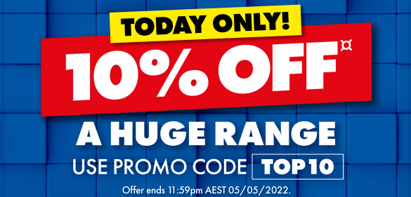 The Good Guys extra 10% OFF on huge range with promo code