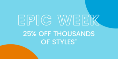 25% OFF thousands of styles at the Iconic