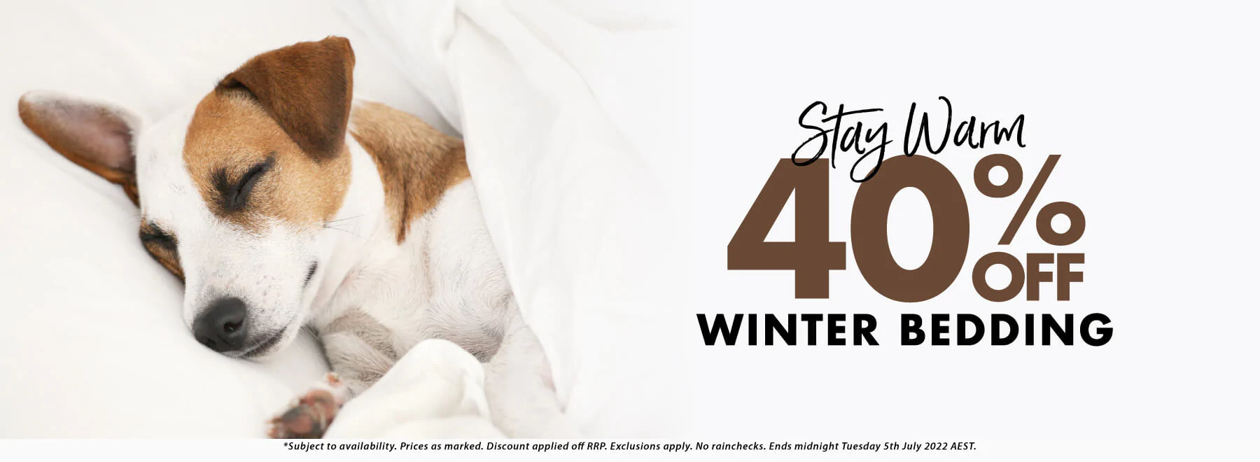 40% off Winter Bedding at Tontine