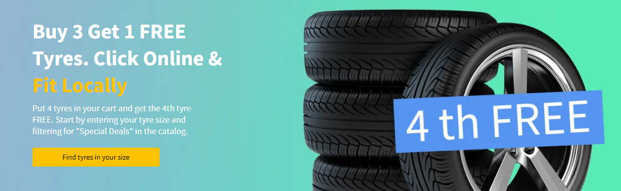 Buy 3 Get 1 FREE Tyres on Kumho Ecowing ES71 KH27