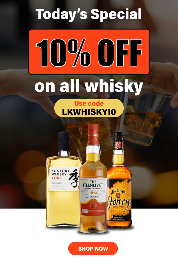 10% off on all Whisky only at liquorkart Australia