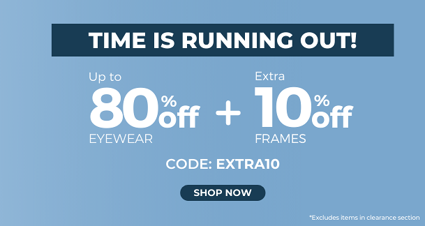 Up to 80% OFF eyewear + extra 10% OFF frames with Vision Direct promo code