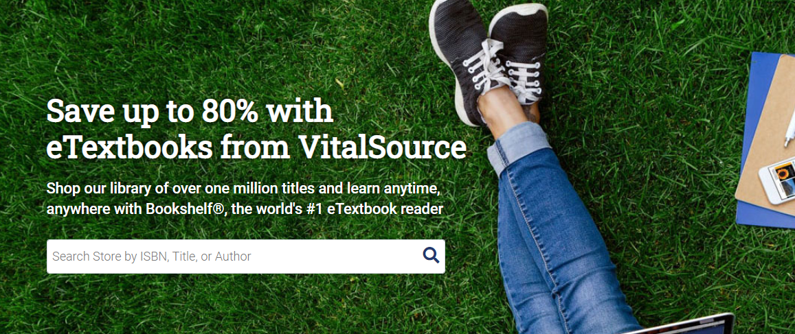 Save up to 80% with eTextbooks from VitalSource