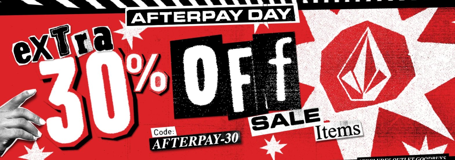 Extra 30% OFF on sale items