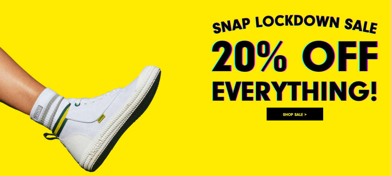 20% OFF on everything at Volley