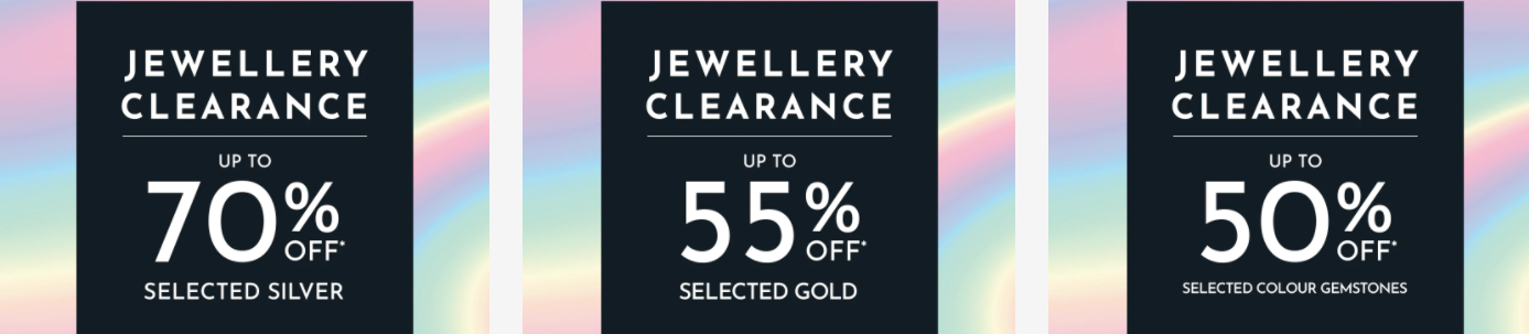 Wallace Bishop up to 70% OFF on selected silver, gold and gemstones