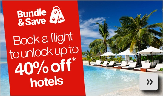 Book a flight to unlock up to 40% OFF hotels at Webjet