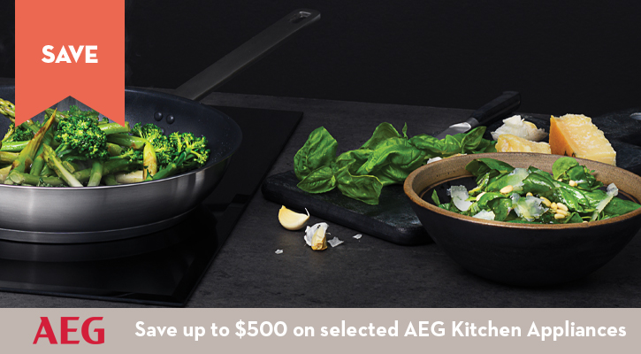 Winning Appliances Up to $500 on selected AEG Kitchen Appliances