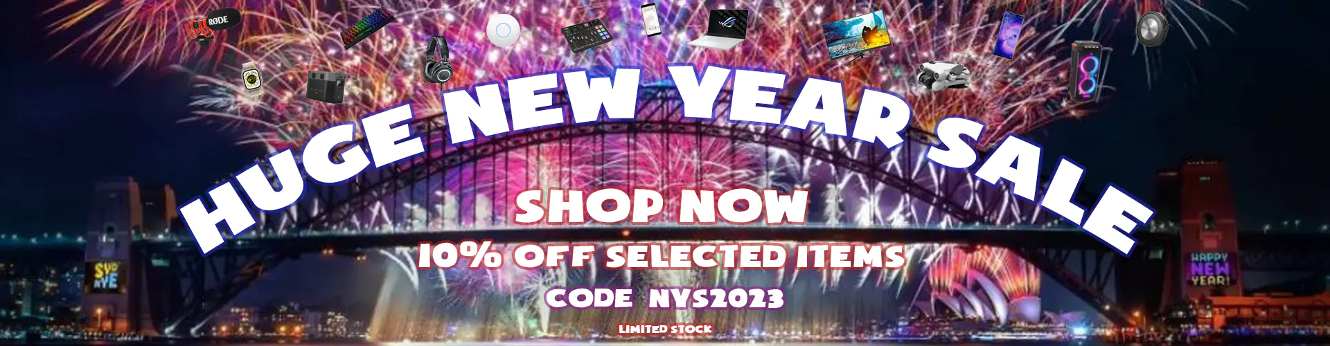 Wireless1 New Year sale - Extra 10% OFF selected items with promo code