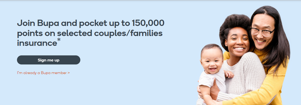 Up to 150,000 Everyday Rewards points($750) on eligible policies when you join Bupa with coupon